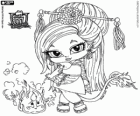 Jinafire Long, de dochter van een chinese draak, Monster High Baby