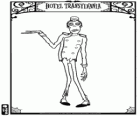 De ober van het Hotel Transsylvanië