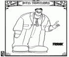 Frank, Frankenstein is Dracula's beste vriend, een teken van het Hotel Transsylvanië