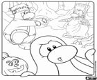 Halloween-feest in de Club Penguin
