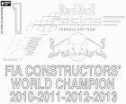 Red Bull Racing, FIA Constructeur Wereldkampioen 2013. Vier opeenvolgende kampioenschappen