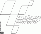 Logo van Moto GP, maximale categorie van het motorrijden world championship