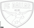 Logo van FC Dallas, professionele voetbalteam in Texas, Verenigde Staten
