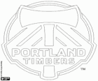 Embleem van Portland Timbers, professionele voetbalteam in Oregon