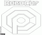 Logo van OCP, Omni Consumer Products. Mega corporatie van de film Robocop