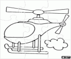 Kleine helikopter puzzel