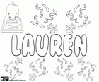 Lauren, naam van Latijnse herkomst. Komt uit de Laurier, een plantaardige