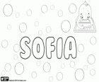 Sofia, naam van Griekse oorsprong. Afgeleid van het Griekse woord is sophia, de betekenis ervan wijsheid