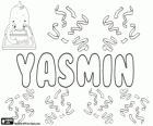 Yasmin, een naam afgeleid van de naam van een bloem, de jasmijn