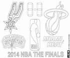2014 NBA de finale. San Antonio Spurs vs Miami Heat