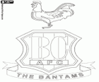 Logo van Bradford City AFC. The Bantams