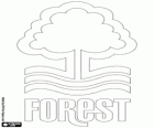 Nottingham Forest FC badge. The Tricky Trees, the Reds