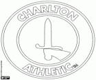 Charlton Athletic FC badge. The Addicks