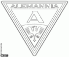 Badge van Alemannia Aachen, sportclub uit de stad Aken