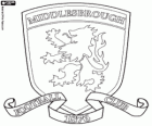 Embleem van Middlesbrough Football Club, de Boro