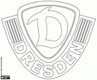 Embleem van SG Dynamo Dresden, voetbalclub uit Dresden, Saksen
