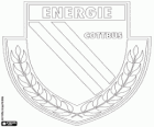 Logo van FC Energie Cottbus, voetbalclub uit de stad Cottbus, in Brandenburg
