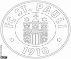 Embleem van FC St. Pauli, sportclub uit de stad Hamburg