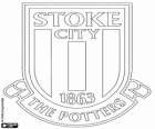 Logo van Stoke City FC, ook bekend als The Potters, de pottenbakkers