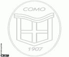 Logo van Calcio Como, voetbalclub uit de stad provincie Como in de regio Lombardije
