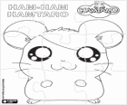 Puzzel van Hamtaro, de moedige Ham Ham