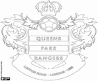 Embleem van Queens Park Rangers FC. Voetbalclub uit in Londen met de bijnaam van The Hoops
