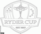Logo van de Ryder Cup, Biënnale golftoernooi tussen de teams van Europa en de Verenigde Staten van Amerika