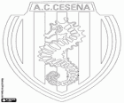 Embleem van AC Cesena. Voetbalclub van Cesena, de stad in Emilia-Romagna