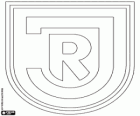 Badge van SSV Jahn Regensburg. Sportclub uit de stad van Regensburg, Beieren