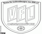 Embleem van VfL Osnabrück. Voetbalclub uit Osnabrück, een stad in de Duitse deelstaat Nedersaksen
