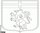 Embleem van Genoa CFC. Voetbalclub van Genua, hoofdstad van Ligurië
