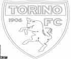 Embleem van Torino FC. Voetbalclub uit Turijn, hoofdstad van Piemonte