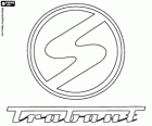 Logo van Trabant, Duitse merk van goedkope auto 's