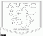 Embleem van Aston Villa FC. Voetbalclub van Birmingham, bekend als de schurken, The Villans
