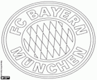 Embleem van FC Bayern München. Sportclub van München, hoofdstad van Beieren