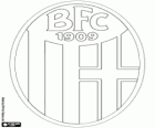 Badge van Bologna FC 1909. Voetbalclub uit Bologna, hoofdstad van Emilia-Romagna