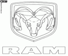 Logo van Ram Trucks, merk van de pick-up bestelwagen uit de Verenigde Staten
