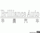 Logo van Brilliance Auto. China automerk