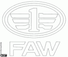Logo van FAW Car Company, Chinese staatsbedrijf autobedrijf