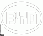 Logo van BYD Auto, automerk, Chinese openbare vennootschap