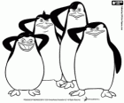 De vier pinguïns van Madagascar, de protagonisten van de film