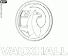 Logo van Vauxhall Motors, Brits merk van auto 's
