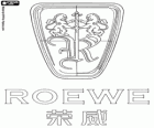 Logo van Roewe, luxe automerk van China