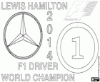 Lewis Hamilton, F1-wereldkampioen 2014 met Mercedes