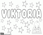 Viktoria, naam van Latijnse herkomst. Variant van Victoria, de godin van de overwinning in de Romeinse mythologie