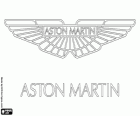 Logo van Aston Martin, Britse fabrikant van luxe sportwagens