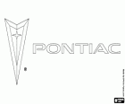 Logo van Pontiac, merk van auto's van de Verenigde Staten van Amerika
