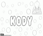 Kody, naam voor jongen en meisje. Variant van Cody. Naam van Engelse oorsprong