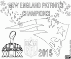New England Patriots, 2015 Super Bowl kampioenen. Het uiteindelijke resultaat van de wedstrijd tegen Seattle Seahawks geweest 28-24. De quarterback Tom Brady is uitgeroepen tot MVP van de finale