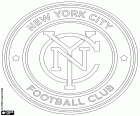 Logo van de New York City FC, MLS's professioneel football team in de stad van New York